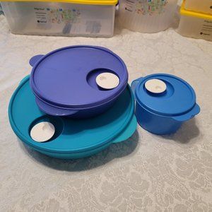 Tupperware CrystalWave Bowl & Cup Set